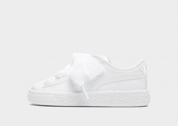 Puma Suede Heart Infant Valkoinen