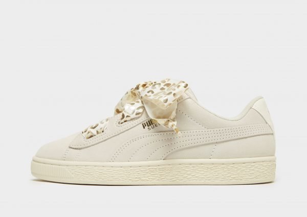 Puma Suede Heart Lux Kermanvalkoinen