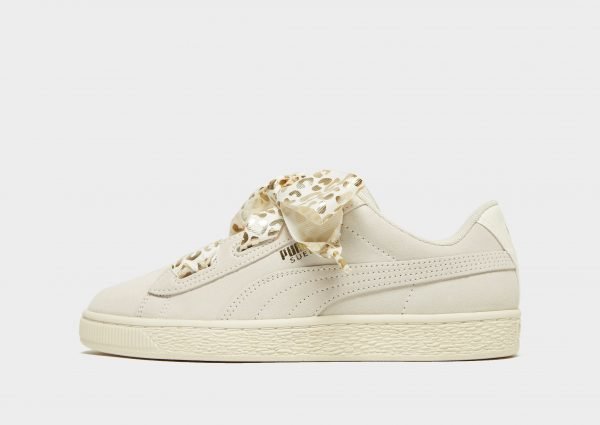 Puma Suede Heart Lux Valkoinen