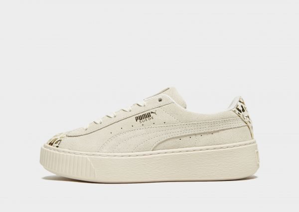 Puma Suede Platform Lux Kermanvalkoinen