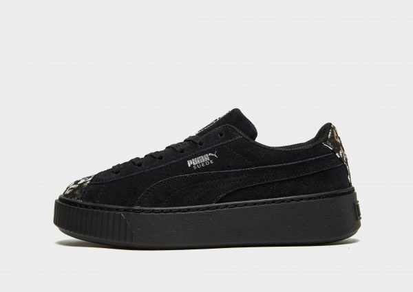 Puma Suede Platform Lux Musta