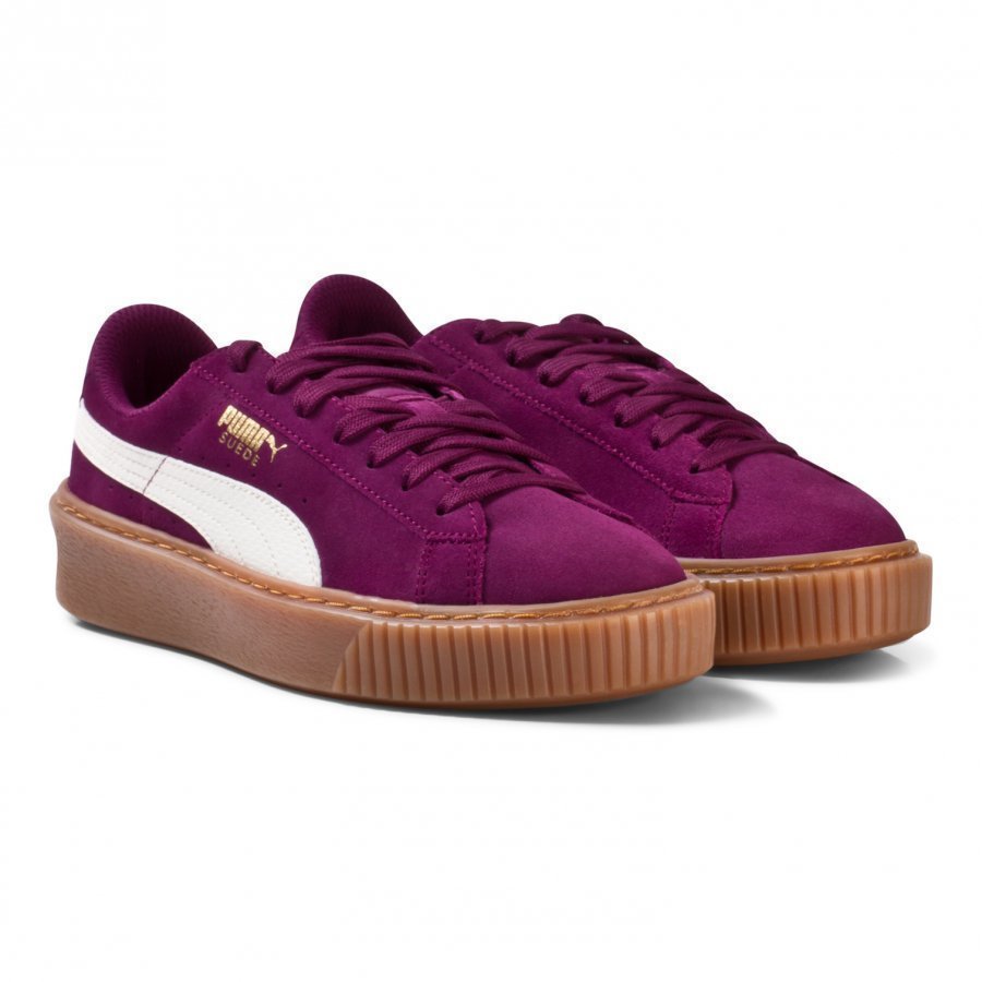 Puma Suede Platform Snake Junior Sneakers Puple Lenkkarit