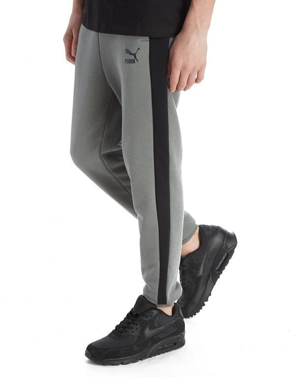 Puma T7 Fleece Pants Harmaa