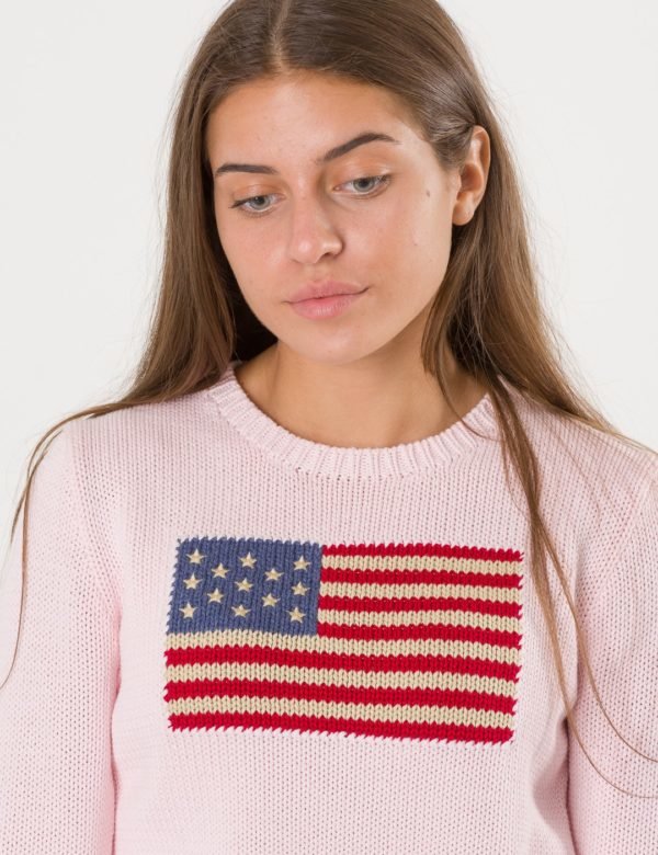 Ralph Lauren American Sweater Neule Vaaleanpunainen