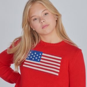 Ralph Lauren American Swt Tops Sweater Neule Punainen