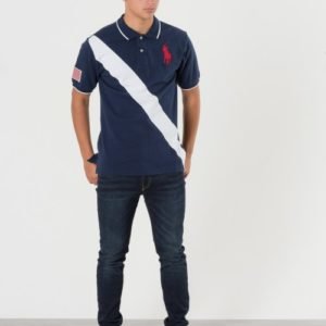 Ralph Lauren Banner Polo Pikee Sininen