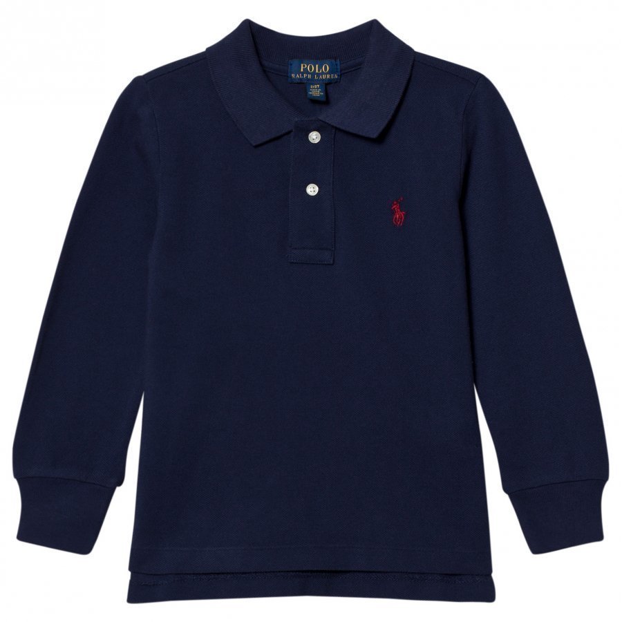 Ralph Lauren Basic Long Sleeve Polo Navy Paita