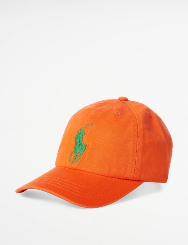Ralph Lauren Big Pp Cap Apparel Accessories Hat Lippis Oranssi