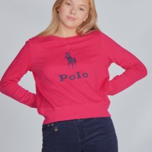 Ralph Lauren Big Pp Po Tops Knit Neule Vaaleanpunainen