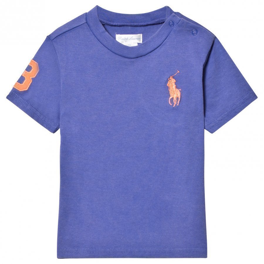 Ralph Lauren Blue Big Pony Tee Pikeepaita