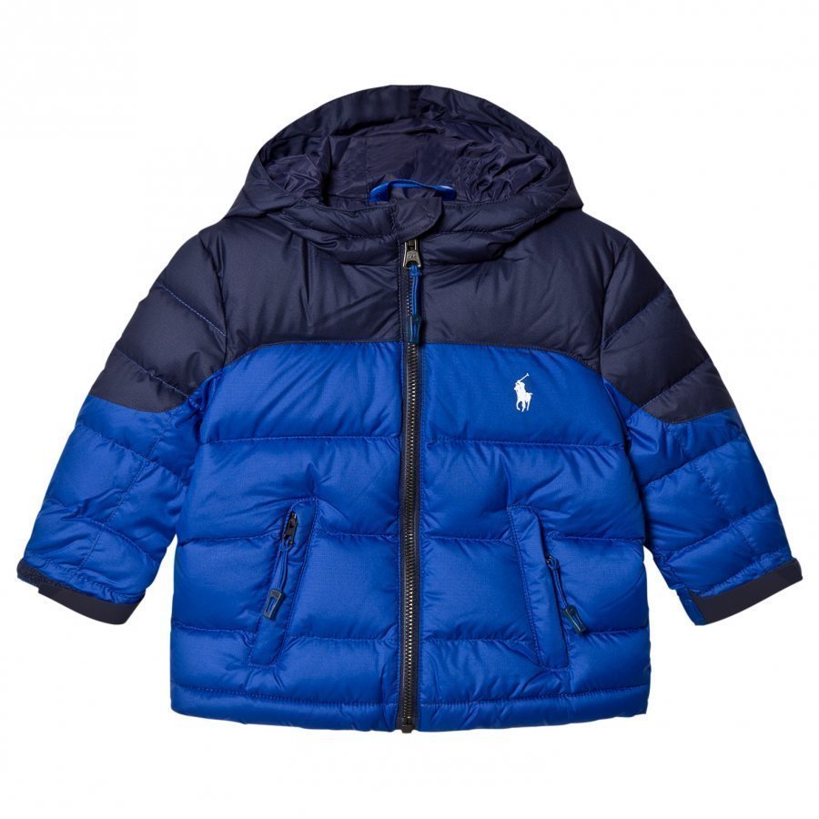 Ralph Lauren Blue/Navy Down Puffer Jacket Toppatakki