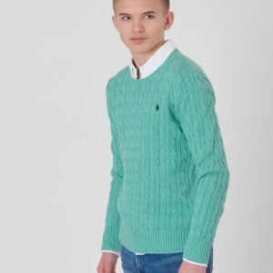 Ralph Lauren Cable Cn Tops Sweater Neule Vihreä