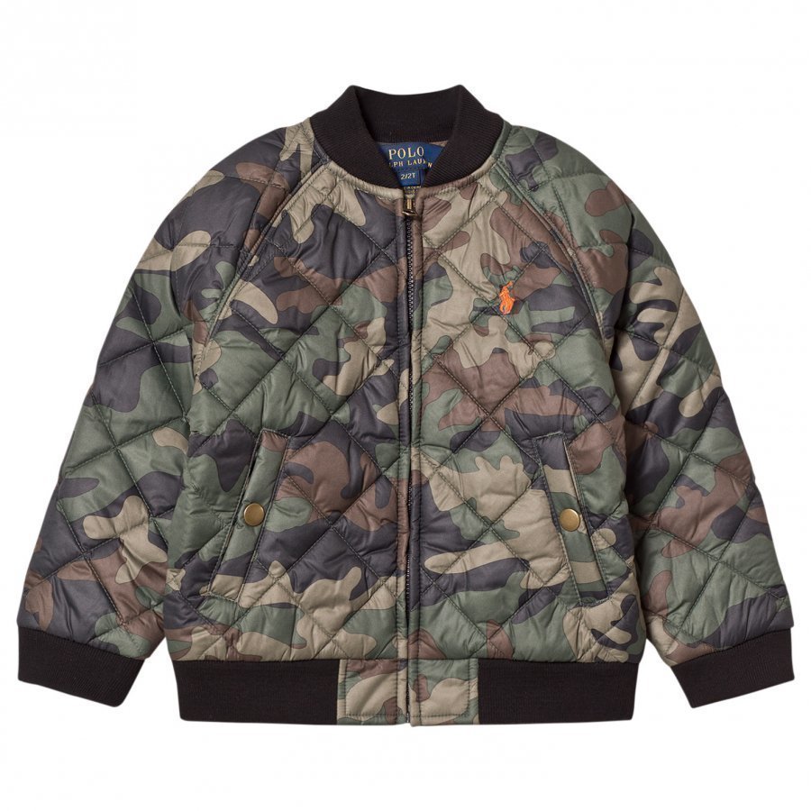 Ralph Lauren Camo Bomber Jacket Bomber Takki