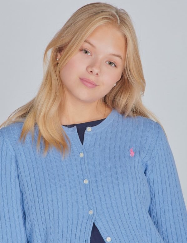 Ralph Lauren Cardigan Tops Sweater Neule Sininen