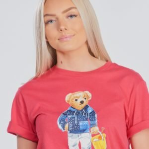 Ralph Lauren Cn Tops T Shirt T-Paita Punainen