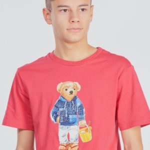 Ralph Lauren Cn Tops T Shirt T-Paita Punainen