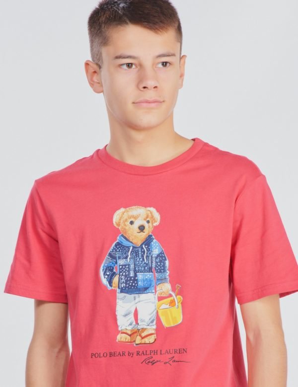 Ralph Lauren Cn Tops T Shirt T-Paita Punainen
