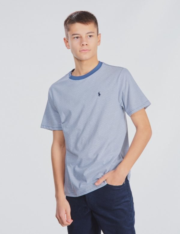 Ralph Lauren Cn Tops T Shirt T-Paita Sininen
