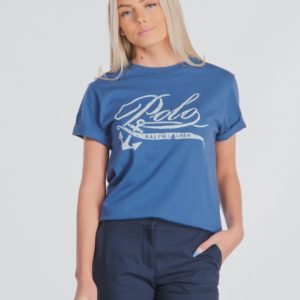 Ralph Lauren Cn Tops T Shirt T-Paita Sininen