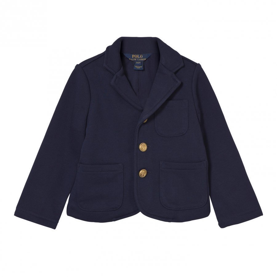 Ralph Lauren Cotton-Blend Blazer French Navy Tikkitakki