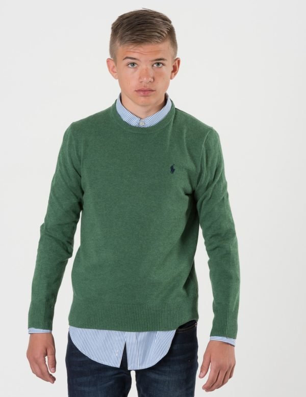 Ralph Lauren Crew Neck Sweater Neule Vihreä