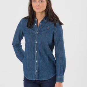 Ralph Lauren Denim Shirt Kauluspaita Sininen