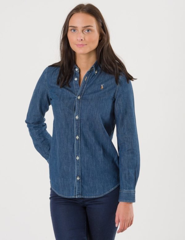 Ralph Lauren Denim Shirt Kauluspaita Sininen