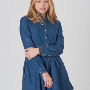 Ralph Lauren Denim Shirtd Dresses Woven Mekko Sininen