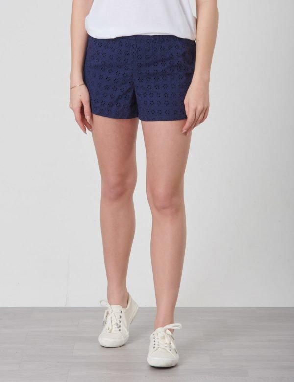 Ralph Lauren Eyelet Short Bottoms Short Shortsit Sininen