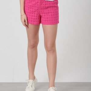 Ralph Lauren Eyelet Short Bottoms Short Shortsit Vaaleanpunainen