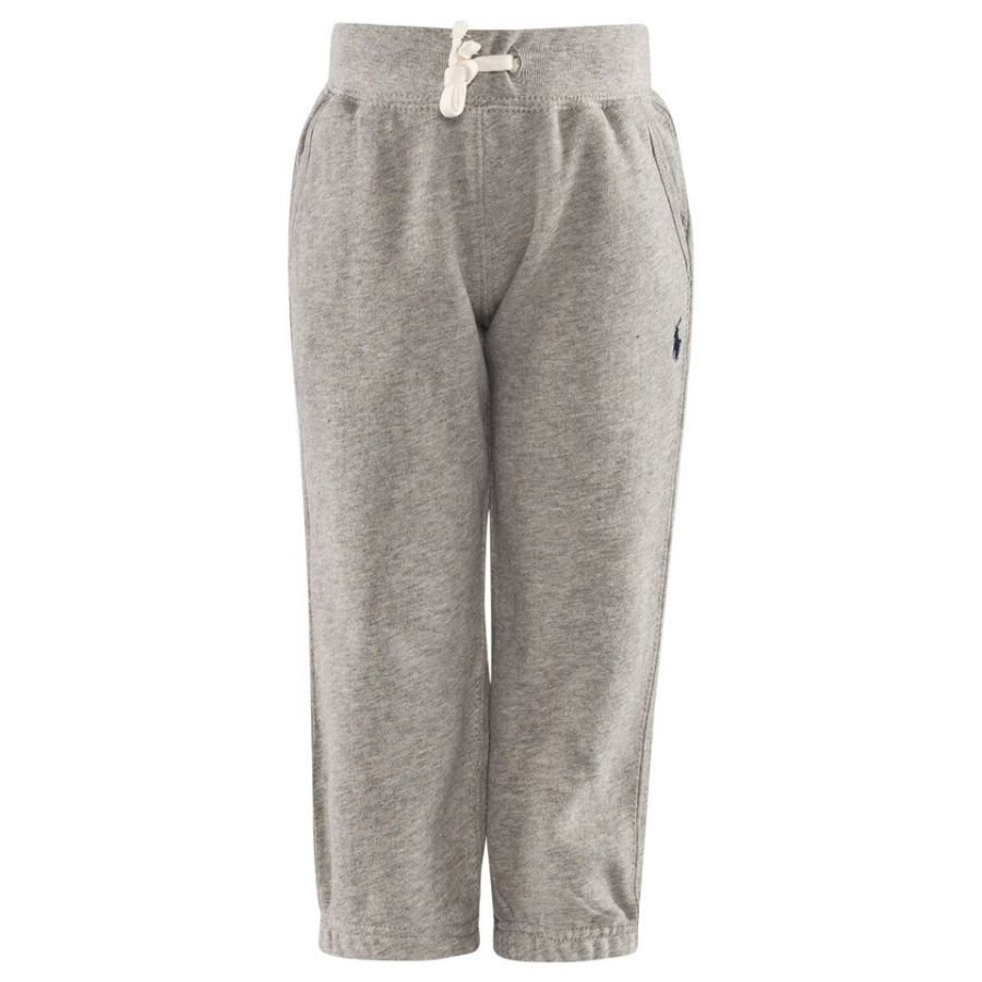 Ralph Lauren Fleece Pull On Pant Dark Sport Heather Chinos Housut