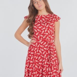 Ralph Lauren Flutter Slv Dresses Woven Mekko Punainen