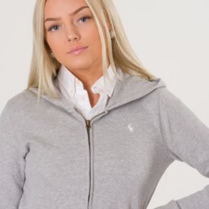 Ralph Lauren Full Zip Hoodie Huppari Harmaa