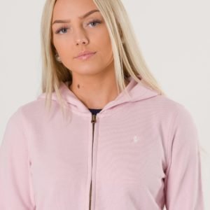 Ralph Lauren Full Zip Hoodie Huppari Vaaleanpunainen