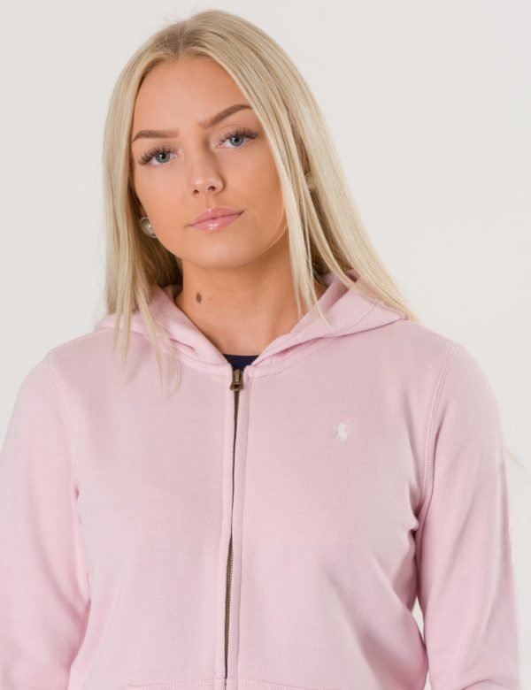 Ralph Lauren Full Zip Hoodie Huppari Vaaleanpunainen