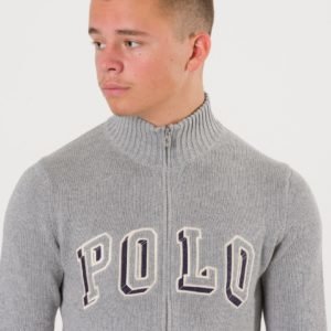 Ralph Lauren Half Zip Sweater Neule Harmaa