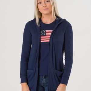 Ralph Lauren Hooded Cardigan Neule Sininen