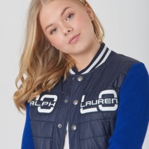 Ralph Lauren Hybrid Jacket Tops Sweater Takki Sininen