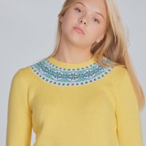 Ralph Lauren Icon Fairisl Tops Sweater Neule Keltainen