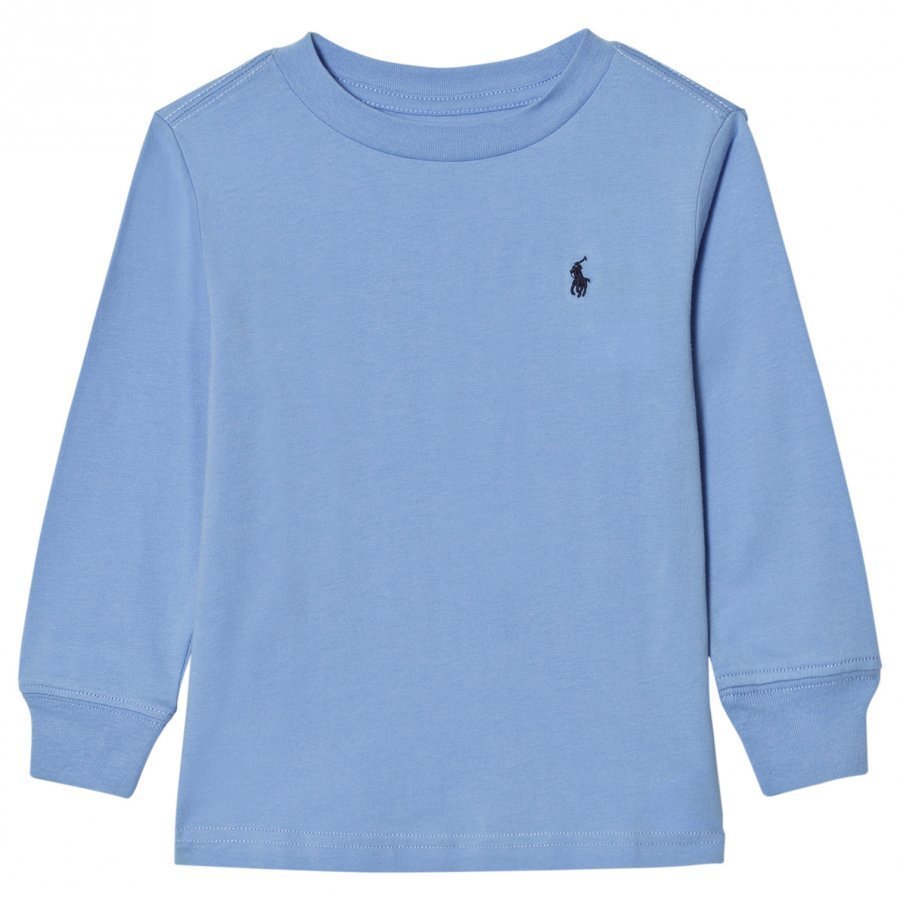 Ralph Lauren Jersey Crewneck Tee Blue Pitkähihainen T-Paita