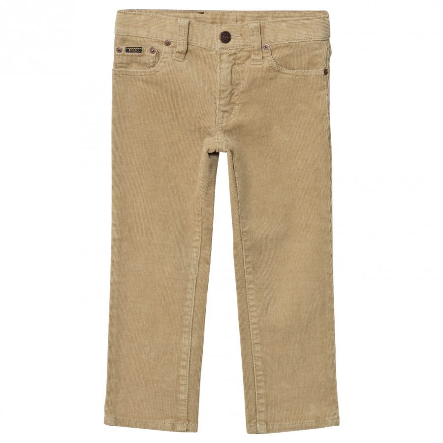 Ralph Lauren Khaki Varick Stretch Corduroy Pants Housut