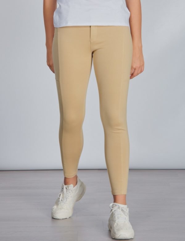 Ralph Lauren Knit Legging Bottoms Legging Leggingsit Beigestä