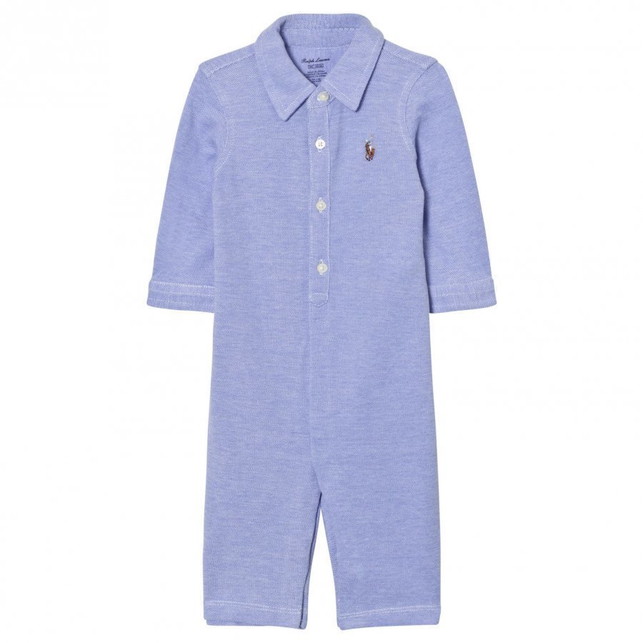 Ralph Lauren Knit Oxford One-Piece Blue Body