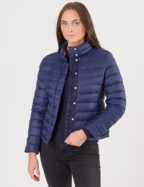 Ralph Lauren Light Weight Down Jacket Takki Sininen