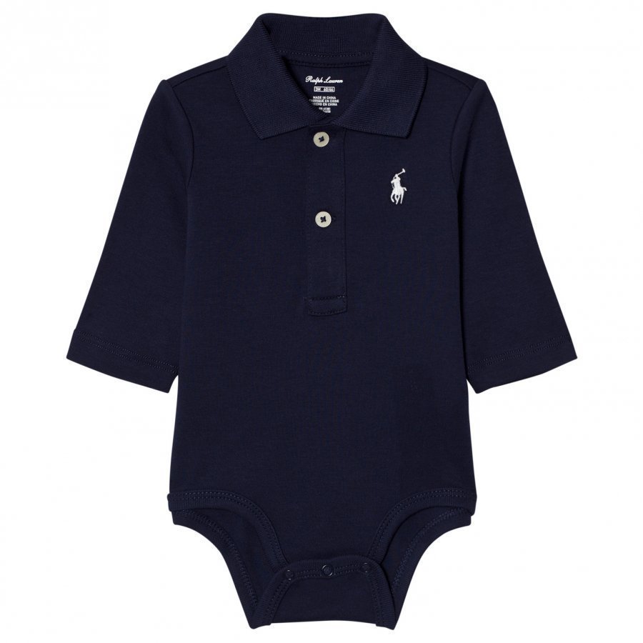 Ralph Lauren Long Sleeve Baby Body Navy Body