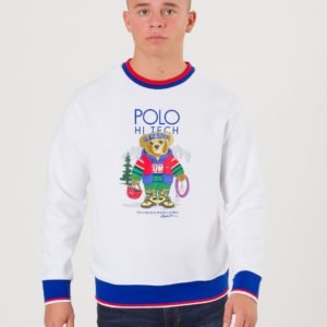 Ralph Lauren Long Sleeve Crew Neck Neule Valkoinen