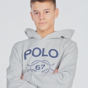 Ralph Lauren Long Sleeve Po Hood Tops Knit Huppari Harmaa