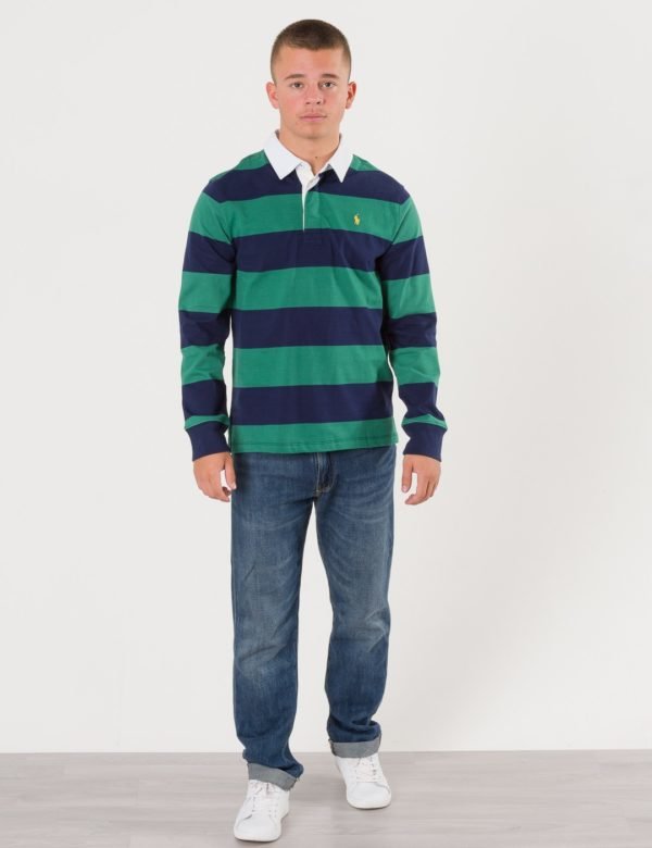 Ralph Lauren Long Sleeve Rugby Polo Pikee Vihreä