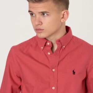 Ralph Lauren Ls Bd Shirt Kauluspaita Punainen