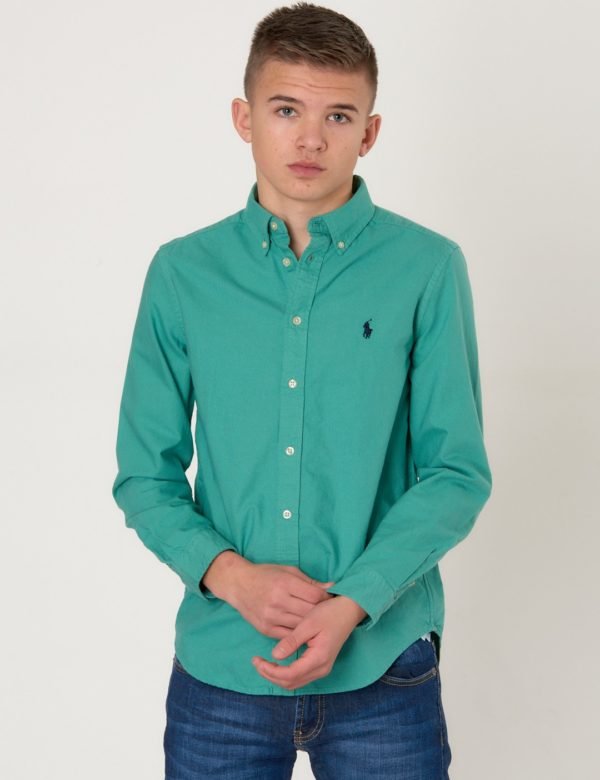 Ralph Lauren Ls Bd Shirt Kauluspaita Vihreä